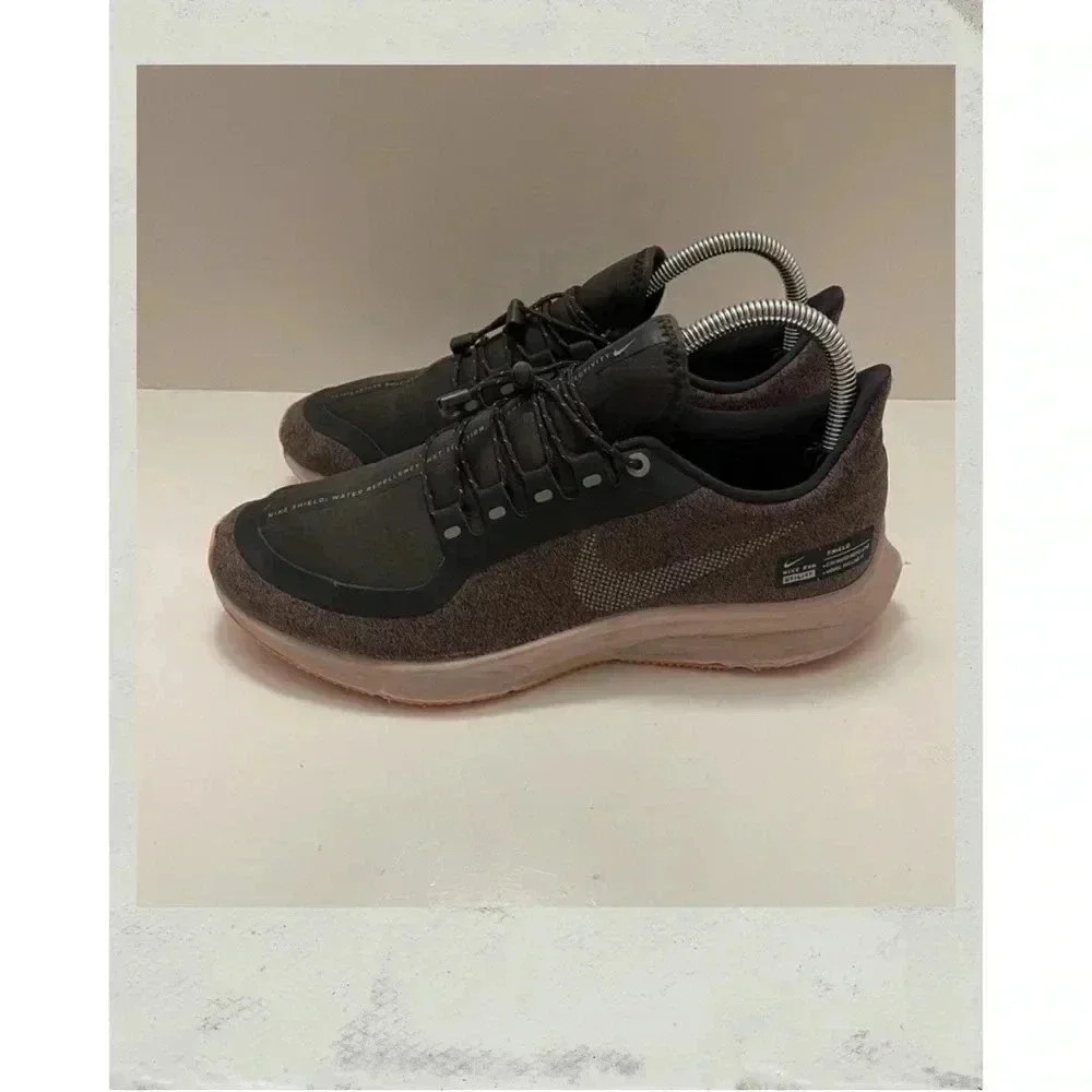 Nike Zoom Pegasus Black Grey Peach Orange Running Women’s Size 8